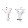 Tarnish Resistant 304 Stainless Steel Charms STAS-H112-Y-P-2