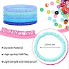 30Pcs 5 Colors Polymer Clay Heishi Surfer Stretch Bracelets Set BJEW-SW00135-2