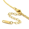 Crystal Rhinestone Interlocking Rings Link Bracelets BJEW-D030-15G-3