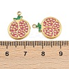 304 Stainless Steel Enamel Pendants STAS-Z166-23E-G-3