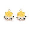 Alloy Enamel Pendants ENAM-T022-61C-1