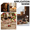 60Pcs Acrylic Wine Glass Charms AJEW-FG0002-22-6