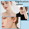 8Pcs 2 Colors Brass Micro Pave Cubic Zirconia Pendants KK-BBC0002-55-6