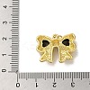 Rack Plating Brass Micro Pave Cubic Zirconia Pendants KK-H473-08A-G-3