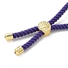 Cotton Cord Bracelet Making KK-F758-03-07-G-3