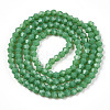 Opaque Solid Color Imitation Jade Glass Beads Strands LS-EGLA-A039-P2mm-D08-3