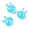 Transparent Epoxy Resin Bunny Decoden Cabochons CRES-P035-03E-1