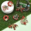 1Pc Alloy Fruit Brooches JEWB-YW0001-07-5