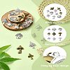 60Pcs 15 Styles Tibetan Style Alloy Pendants TIBEP-YW0001-81-2