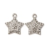 Alloy Pendants with Rhinestone FIND-H051-09P-1