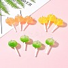 9Pcs 3 Colors Translucent Resin Imitation Food Pendants FIND-FS0002-90-10