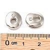 Letter Slider Beads for Watch Band Bracelet Making ALRI-O012-O-NR-3