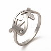 Non-Tarnish 201 Stainless Steel Eye of Horus Finger Ring for Women LS-RJEW-K239-10P-3