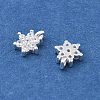 925 Sterling Silver Micro Pave Clear Cubic Zirconia Star Charms STER-D302-04A-S-2