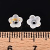 Frosted Transparent Acrylic Beads X-OACR-N137-72A-4