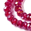 Baking Electroplate Glass Beads Strands LS-DGLA-A039-J6MM-B02-3