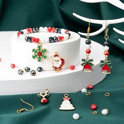 DIY 4 Pairs Earring/Bracelets Making Kits DIY-FS0001-41-1