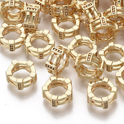 Brass European Beads KK-S354-206A-NF-1