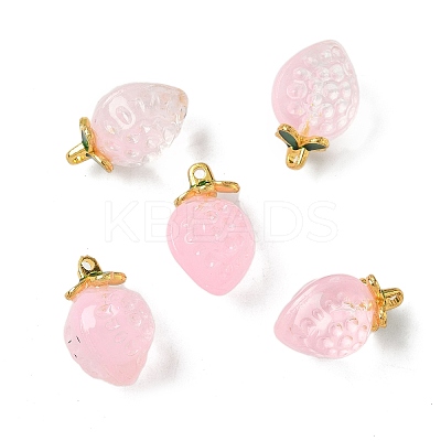 Transparent Glass Pendants GLAA-P072-03G-1