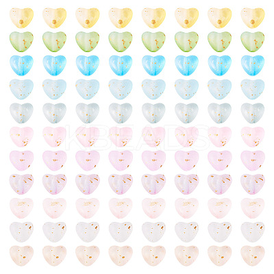 110Pcs 11 Colors Frosted Transparent Acrylic Beads OACR-TA0003-52-1
