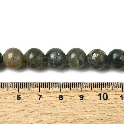 Natural Green Apatite Beads Strands G-K350-C04-10mm-1