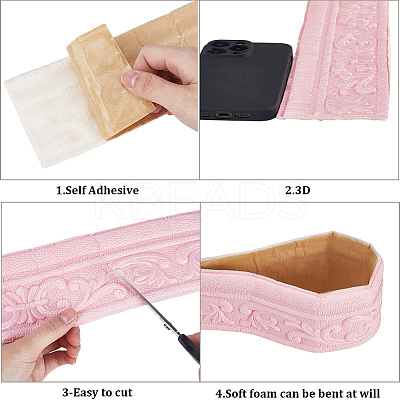 Self-Adhesive XPE Grain Contact Paper DIY-WH0002-53A-15-1