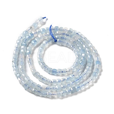 Natural Aquamarine Beads Strands G-D467-A10-1