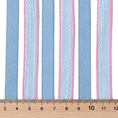 18 Yards 6 Styles Polyester Ribbon SRIB-Q022-C04-1