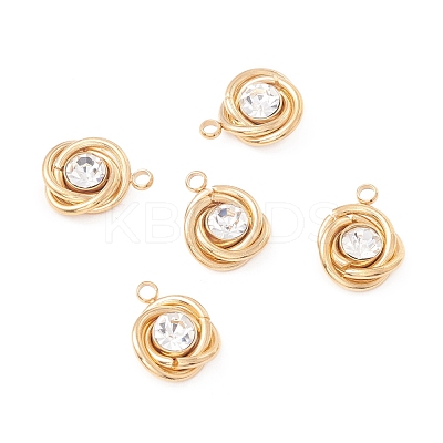 PVD Vacuum Plating 201 Stainless Steel Pendants STAS-A059-03G-1