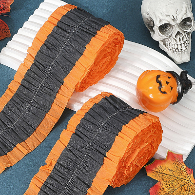 Handmade Garland Crepe Paper Roll DIY-WH20063-016C-1