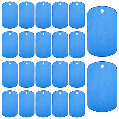25Pcs Aluminum Pendants FIND-SP0002-46B-1