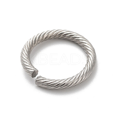 Non-Tarnish 304 Stainless Steel Open Jump Rings STAS-G224-23P-06-1