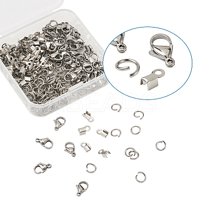 304 Stainless Steel Jewelry Findings Sets STAS-TA0004-07-1