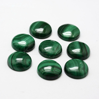 Natural Malachite Cabochons G-O146-03G-1