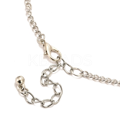 Alloy Pendant Necklaces NJEW-B080-01P-1