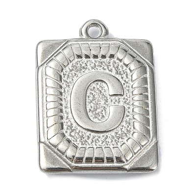 Anti-Tarnish 304 Stainless Steel Pendants STAS-U033-01P-C-1