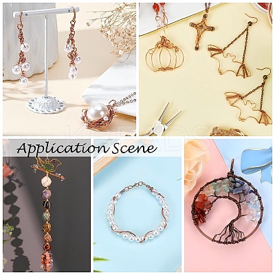 Copper Jewelry Wire CWIR-CW0.6mm-14-1