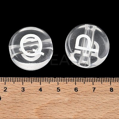 Transparent Acrylic European Beads MACR-K365-02B-06-1