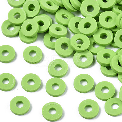 Handmade Polymer Clay Beads CLAY-R067-6.0mm-B49-1