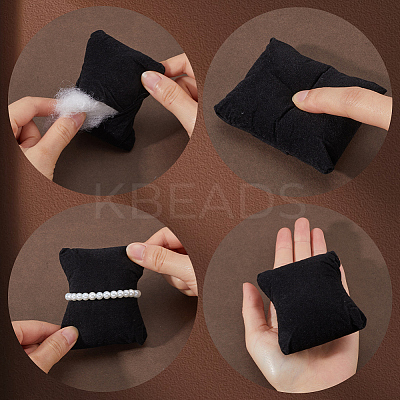 8Pcs Lint Bracelet/Watch Pillow Jewelry Displays BDIS-BBC0001-02B-1
