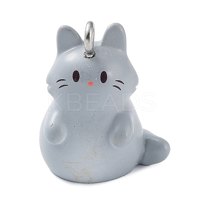 Opaque Resin Pendants RESI-Z014-01B-1