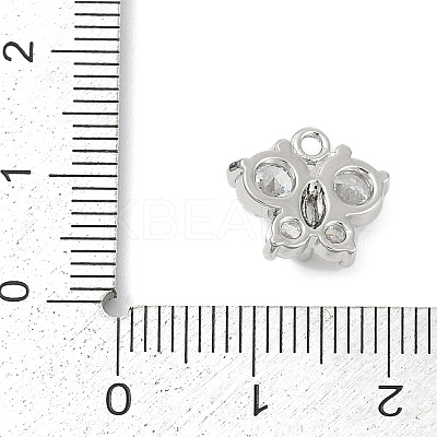Brass Micro Pave Cubic Zirconia Pendants LS-KK-Z094-16P-02-1