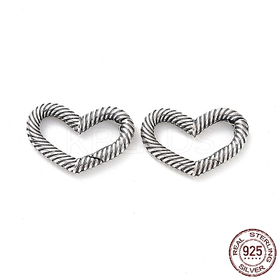 925 Sterling Silver Spring Gate Rings STER-D036-04AS-1