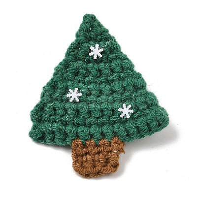 Christmas Yarn Brooch JEWB-K029-02-1