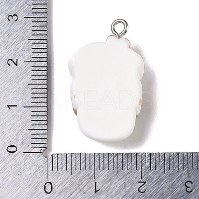 Opaque Resin Pendants RESI-S403-03H-1