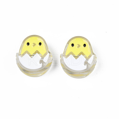 Transparent Acrylic Beads ACRC-S039-07G-1