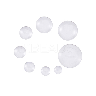 Transparent Glass Cabochons GGLA-CJ0001-01-1