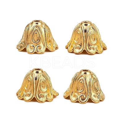 Tibetan Style Alloy Bead Caps LS-TIBEB-EA9700YKG-G-FF-1