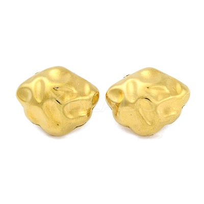 Ion Plating(IP) 304 Stainless Steel Stud Earrings EJEW-H013-33G-1
