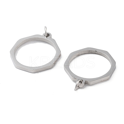 Non-Tarnish 304 Stainless Steel Pendants STAS-G324-01H-P-1